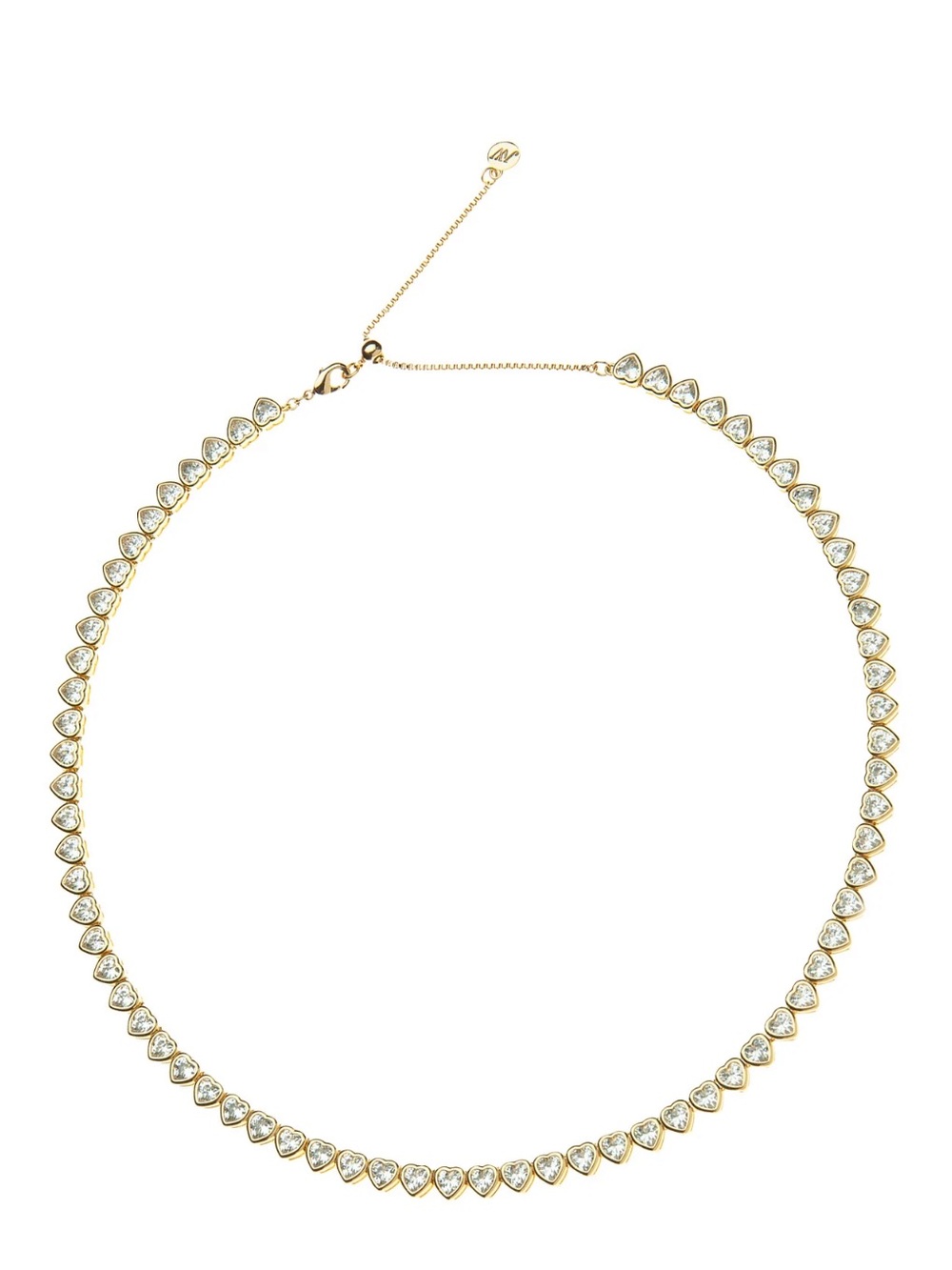 Jane Win Made from LOVE White Tennis Necklace